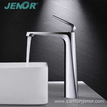 New Design Bathroom Supporting Chrome High Basin Faucet